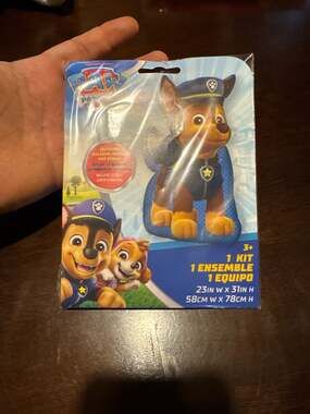 Anagram Nickelodeon Paw Patrol Chase SuperShape Foil Balloon 23x31 Inch Kit
